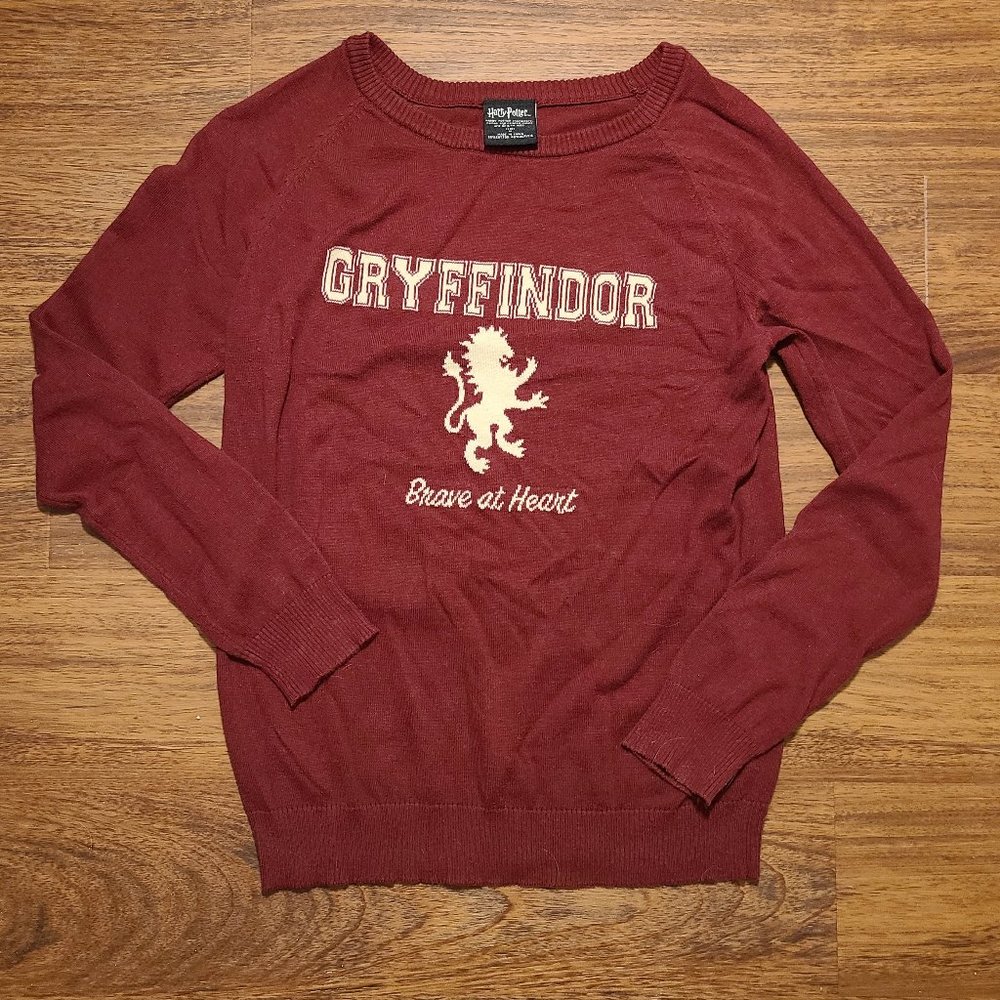 Harry Potter Gryffindor Maroon Sweater Size M Medium
